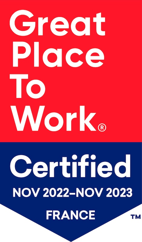 Logo Great Place To Work certifié Novembre 2022